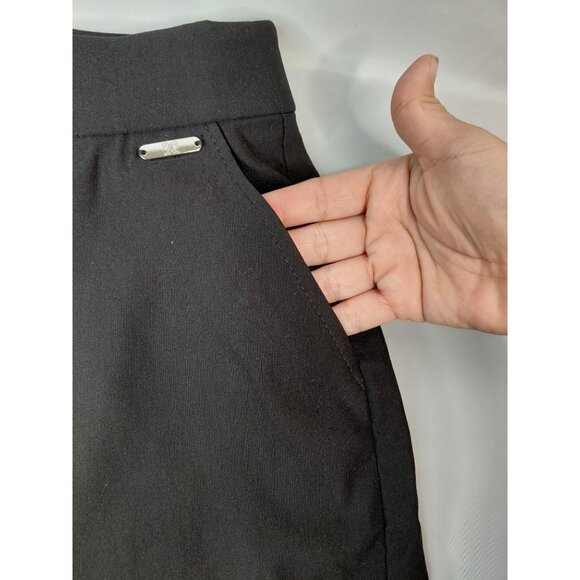 Rafaella Women's Black Skort M Functional Pockets Stretch Waist - Picture 6 of 8